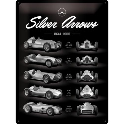  Metalowy Plakat 30 x 40cm Mercedes Benz