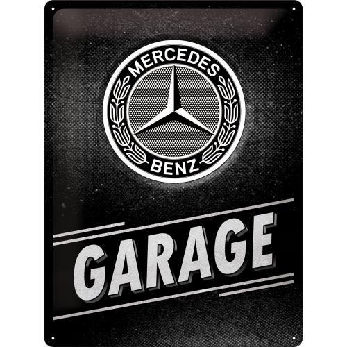 Metalowy Plakat 30 x 40cm Mercedes Garage