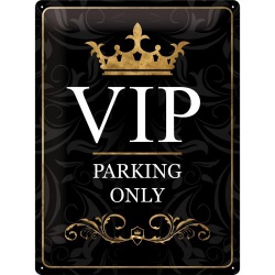  Metalowy Plakat 30 x 40cm Parking Only Vip