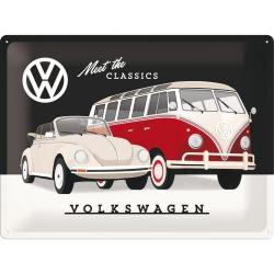 Metalowy Plakat 30 x 40cm VW Volkswagen