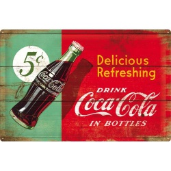  Metalowy Plakat 40 x 60cm Coca Cola Delicious