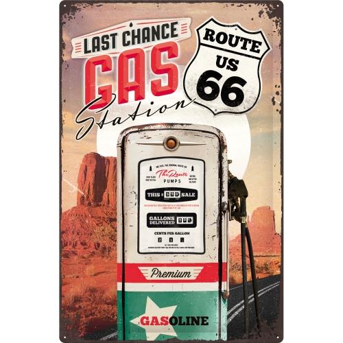 Metalowy Plakat 40 x 60cm Route 66