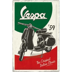  Metalowy Plakat 40 x 60cm Vespa