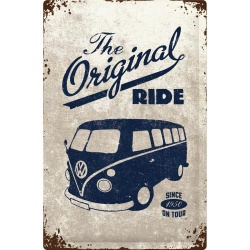  Metalowy Plakat 40 x 60cm VW Bulli - The Original Ride