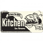 Metalowy Plakat Zawieszka 10 x 20cm Kitchen