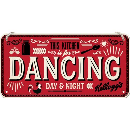 Metalowy Plakat Zawieszka 10 x 20cm Kelloggs- This Kitchen