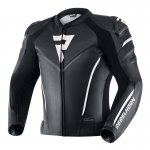 Motocyklowa Kurtka Skórzana Rebelhorn Fighter Black/White