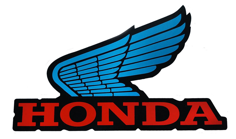 Naklejka Yamaha czerwone logo
