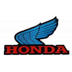  Naklejka Honda niebieskie skrzydełko 