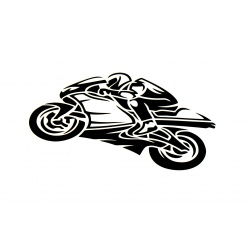  Naklejka motocyklowa Ścigacz