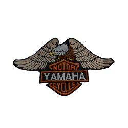  Naszywka motocyklowa duża - Orzeł Yamaha
