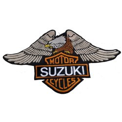 Naszywka motocyklowa duża - Orzeł Suzuki