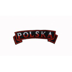  Naszywka motocyklowa szarfa Polska
