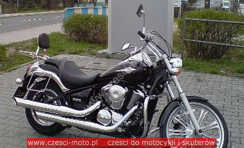 Oparcie pasażera Kawasaki VN 900 - standard