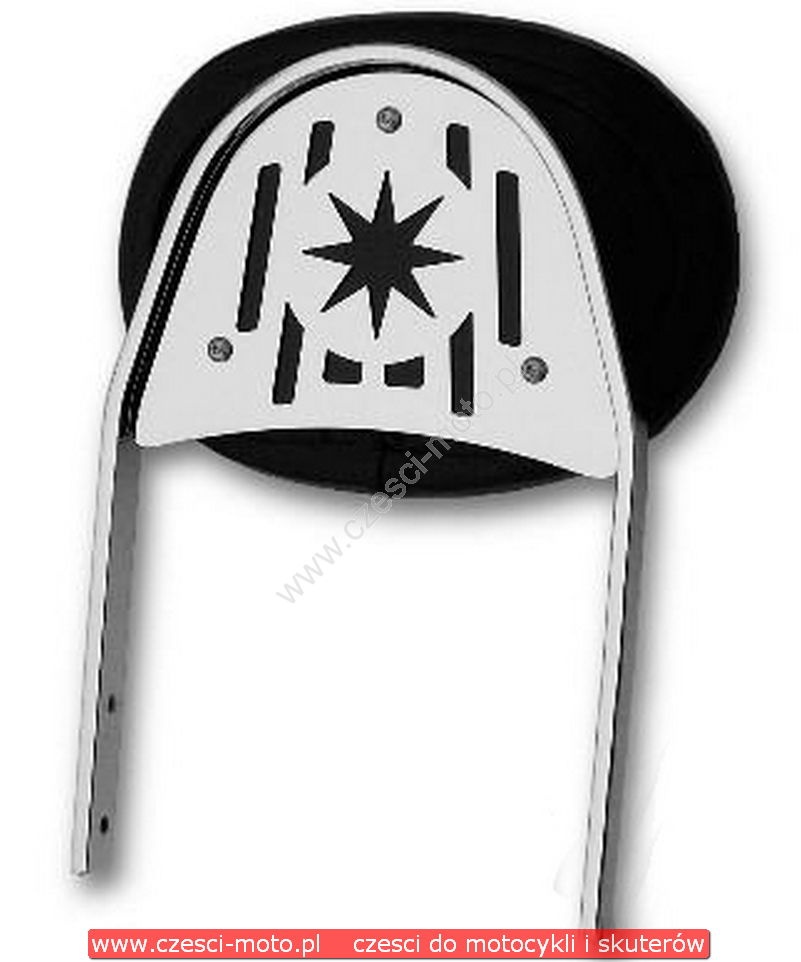 Oparcie pasażera Yamaha XVS 650 Drag Star Classic - owalny