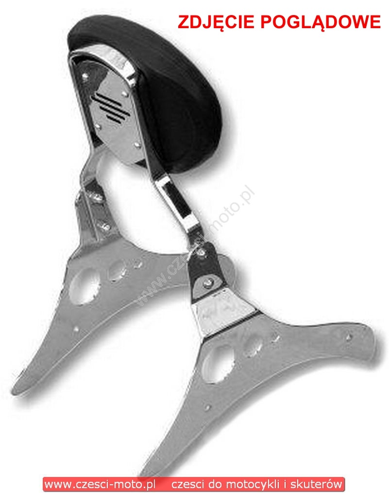 Oparcie pasażera Yamaha XV 1900 Midnight Star - owalny