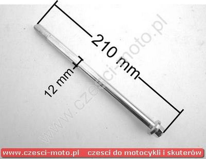 Oś wahacza tył do motorowerów typu chopper