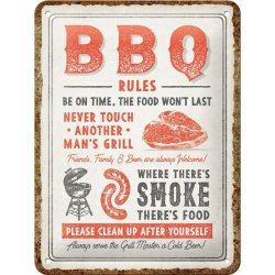  Plakat 15x20 BBQ Rules