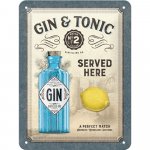 Plakat 15x20 Gin Tonic Served Here