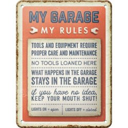  Plakat 15x20 My Garage, My Rules