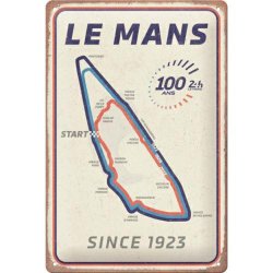  Plakat 20x30 24h Le Mans Circuit