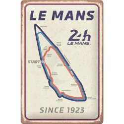 Plakat 20x30 24h Le Mans - Circuit