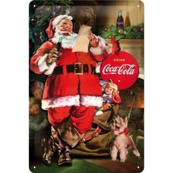  Plakat 20x30 Coca-Cola Santa Colla