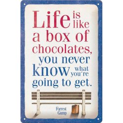  Plakat 20x30 Forrest Gump Chocolat