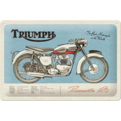  Plakat 20x30 Triumph Bonneville