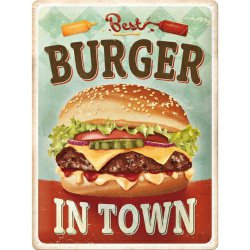  Plakat 30x40 Best Burger in Town