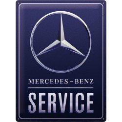  Plakat 30x40 Mercedes Benz Blue