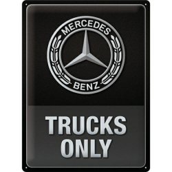  Plakat 30x40 Mercedes Truck Only