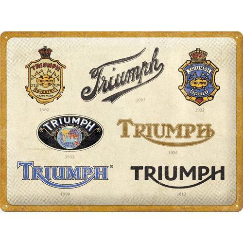  Plakat 30x40 Triumph Logo Evolutio