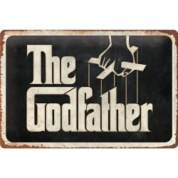  Plakat Godfather Logo 20x30  metalowy