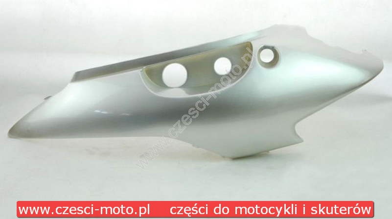 Plastik pod siedzeniem lewy do skuterów Keeway Hurricane - srebrny
