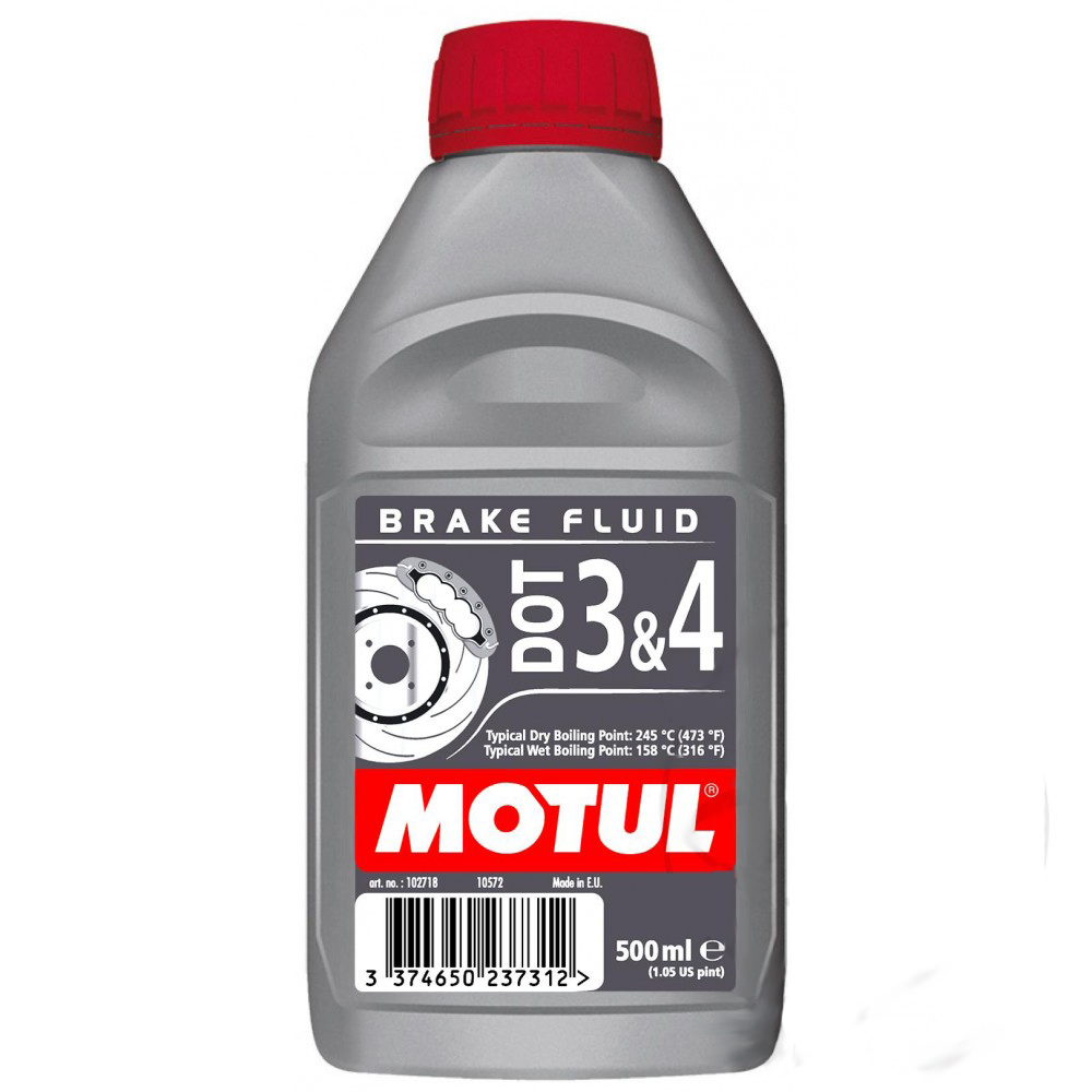 Płyn hamulcowy Motul DOT 3 & DOT 4 500ml