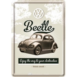  Pocztówka metalowa 14 x 10 cm VW Beetle