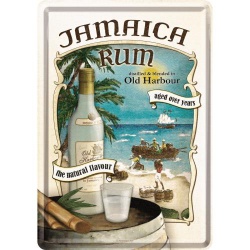  Pocztówka metalowa 14 x 10 cm Jamaica Rum