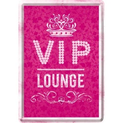  Pocztówka metalowa 14 x 10 cm VIP Pink Lounge