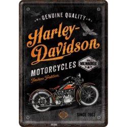  Pocztówka metalowa 14 x 10 cm Harley Timeless