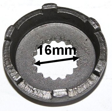 Podkładka rozrusznika do skuterów 2T - wał 16mm