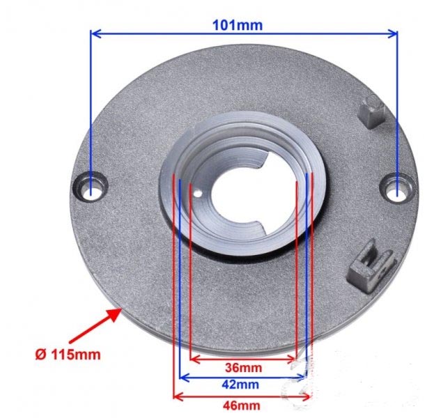 Pokrywa uszczelniacza wału lewa do motorowerów 4T / 139FMB