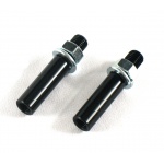 Przedłużki kierunkowskazów czarne M8 / M10