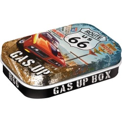  Pudełko z cukierkami - Mint Box Route 66 Red Car Gas Up