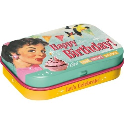  Pudełko z cukierkami - Mint Box Happy Birthday Birds