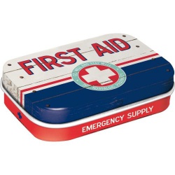  Pudełko z cukierkami - Mint Box First Aid Blue - Emergency