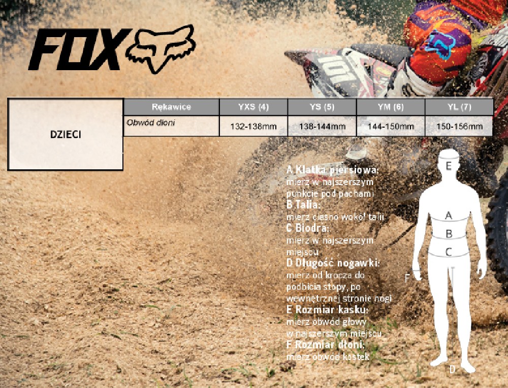 Rękawice FOX Dirtpaw Junior Black/White