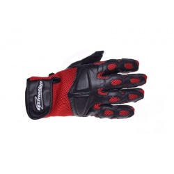  Rękawice motocyklowe Nazran (Inmotion) czerwono-czarne z siatką
