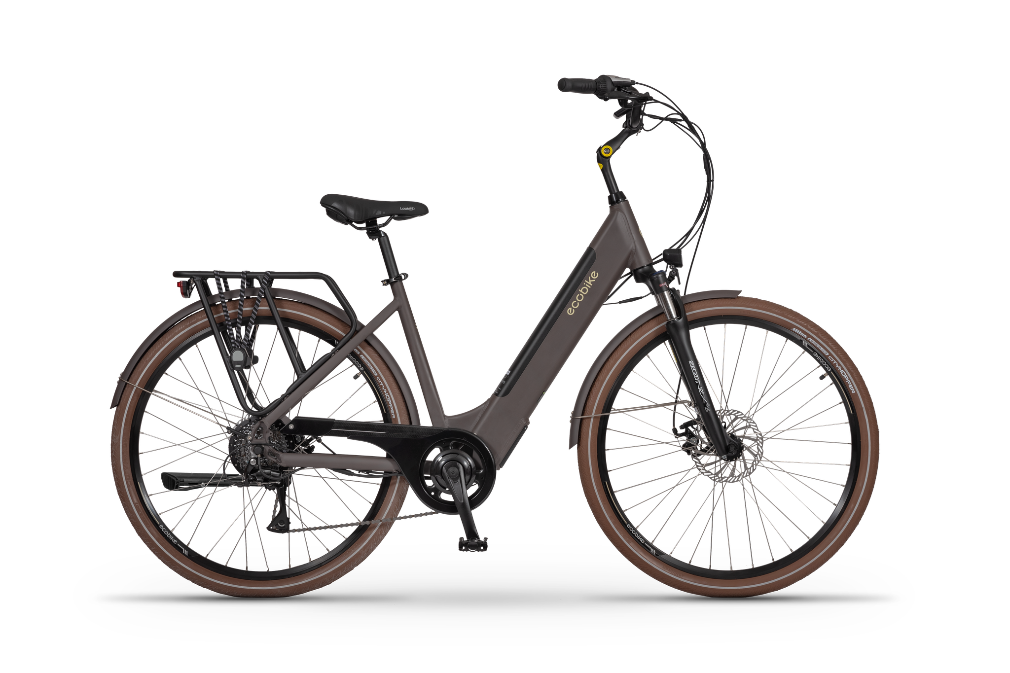 Rower elektryczny Ecobike X-city Coffee 19" 2023 36V 540W 