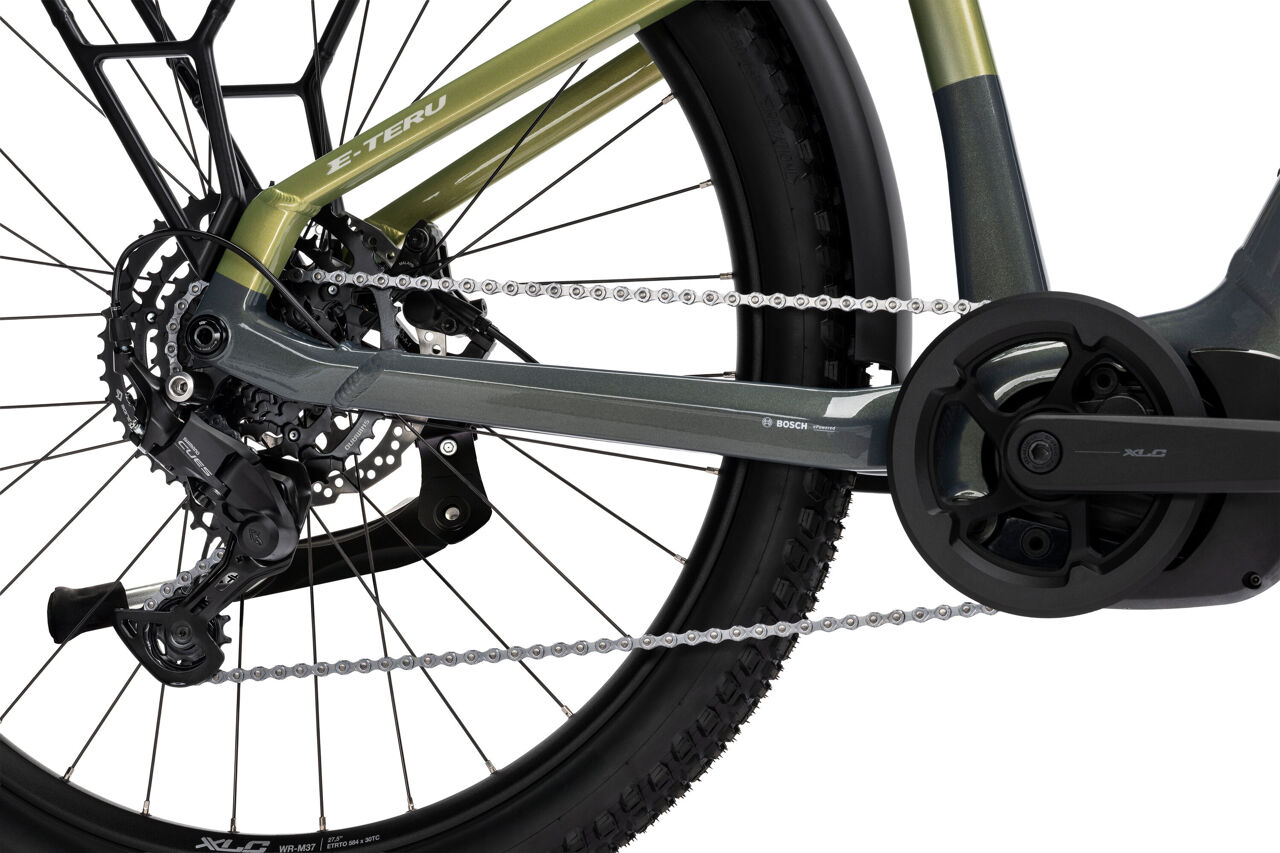 Rower elektryczny Ghost E-TERU EQ Black / Cactus Glosy 540Wh